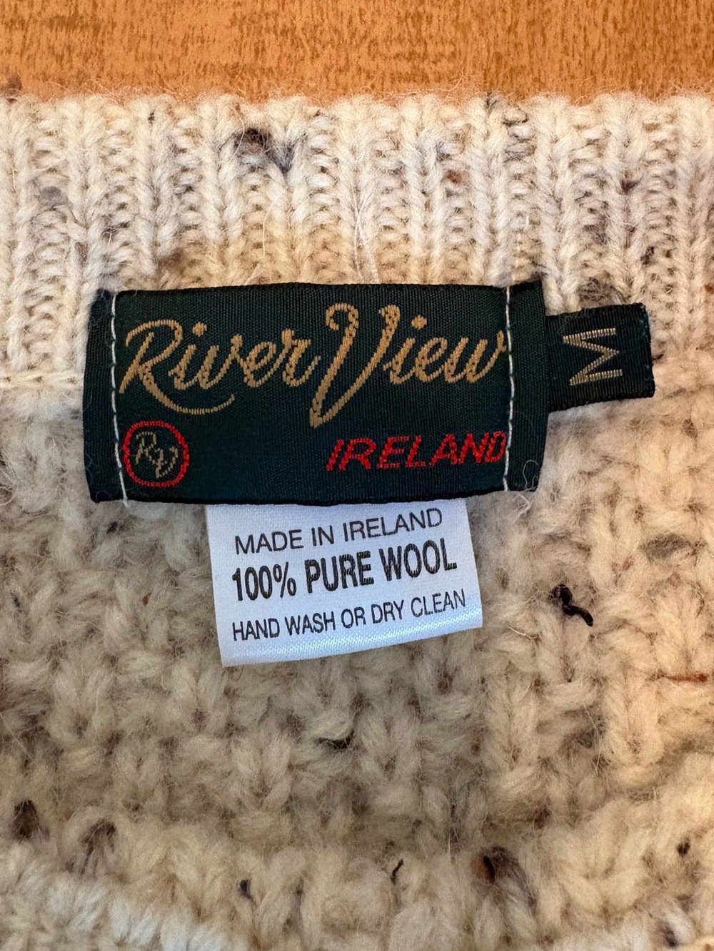 100% Wool Fisherman’s Sweater - Picture 5 of 6